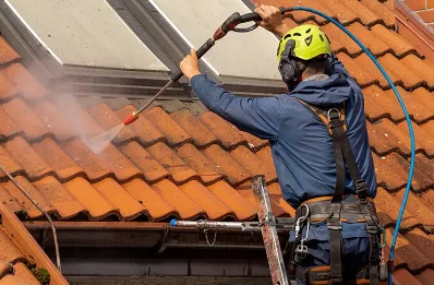 Démoussage et hydrofuge de toiture à Blandouet-Saint Jean